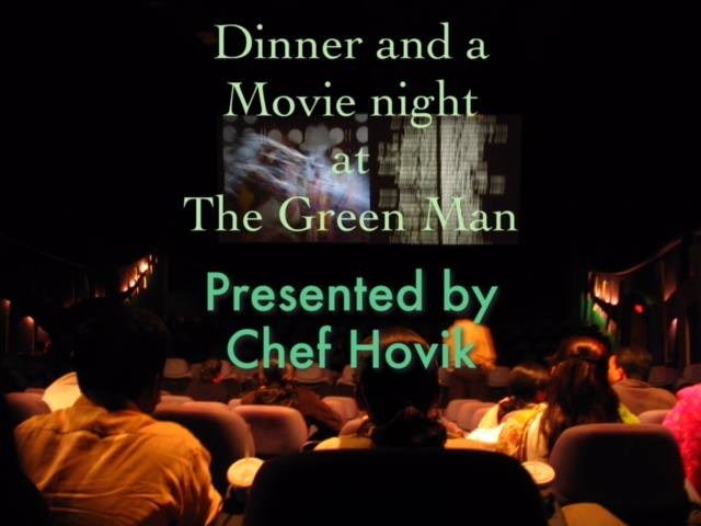 Nightmare Before Christmas movie night with Chef Hovik fllyer