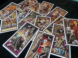 tarot cards for the Discover the Tarot series
