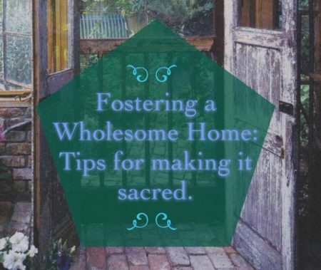 making your home sacred flyer