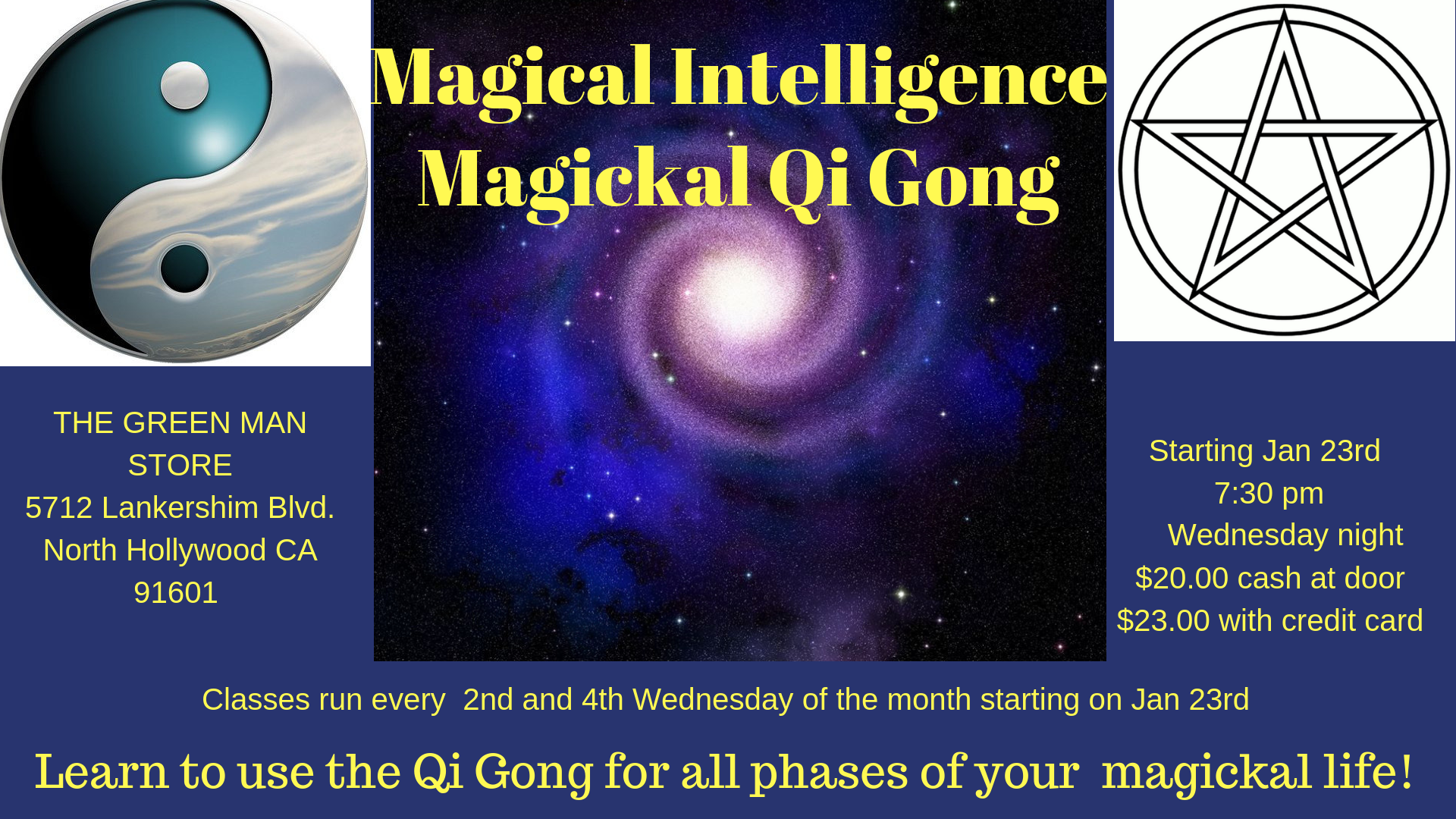 Magickal Qi Gong with Rene Collins flyer