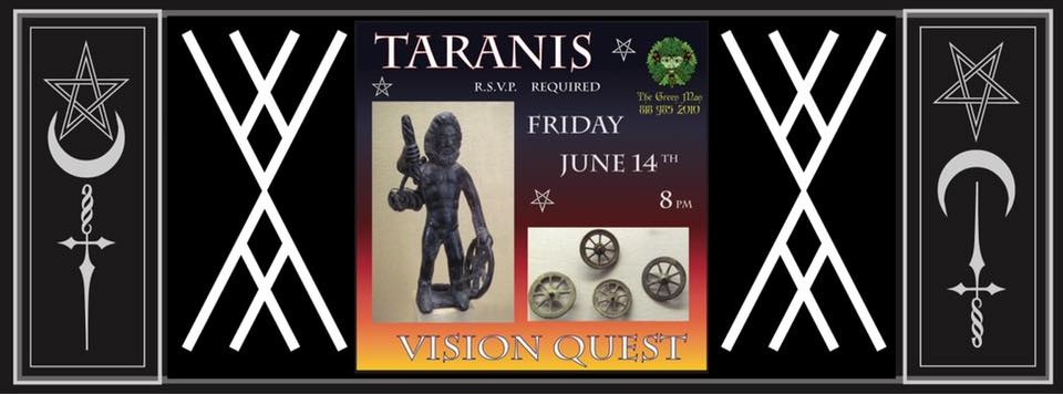 Taranis Vision Quest with Griffin & Carrie flyer