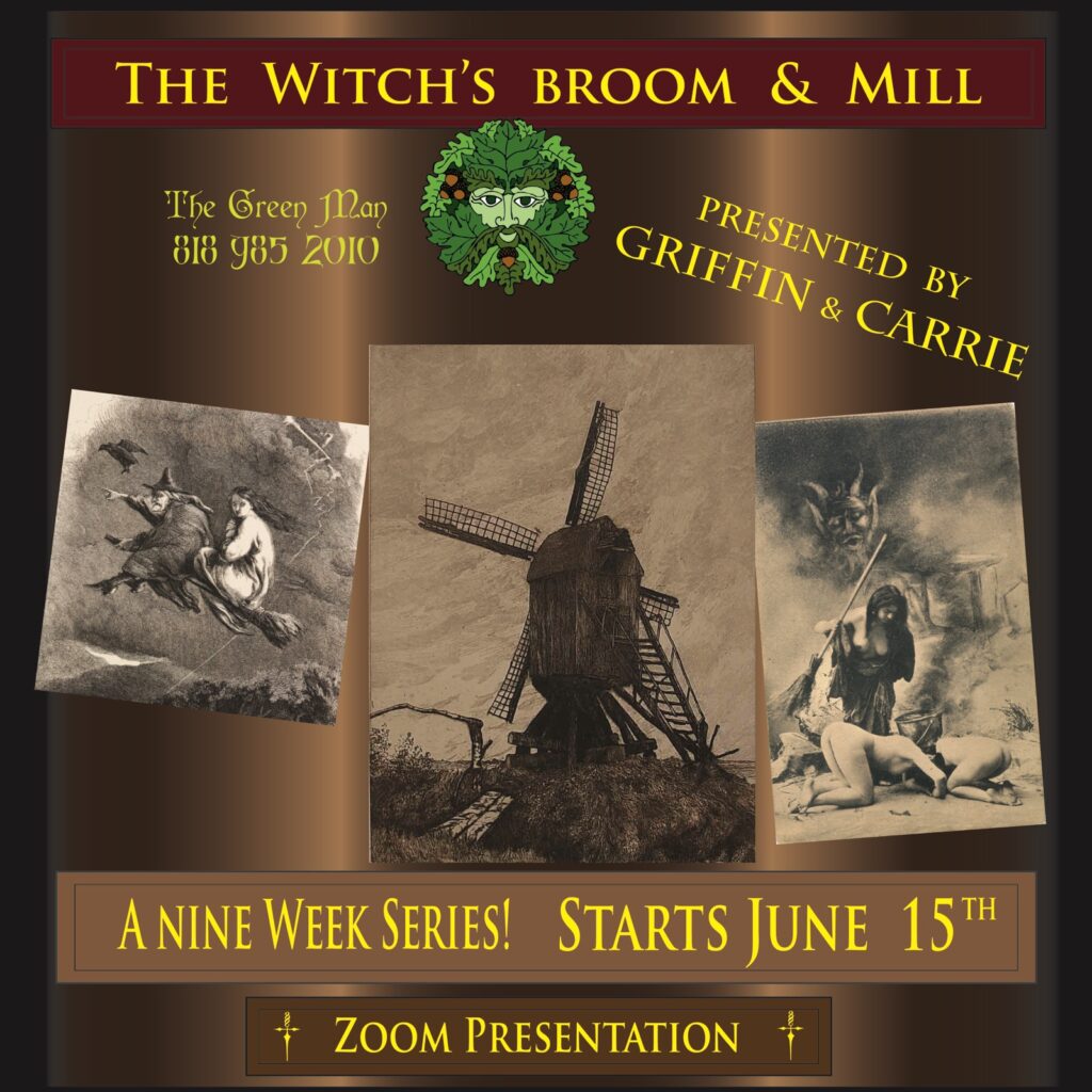 witch's broom & mill flyer