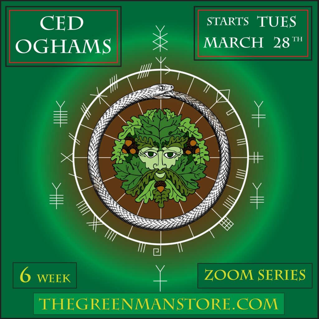 Oghams zoom series at Greenman Store