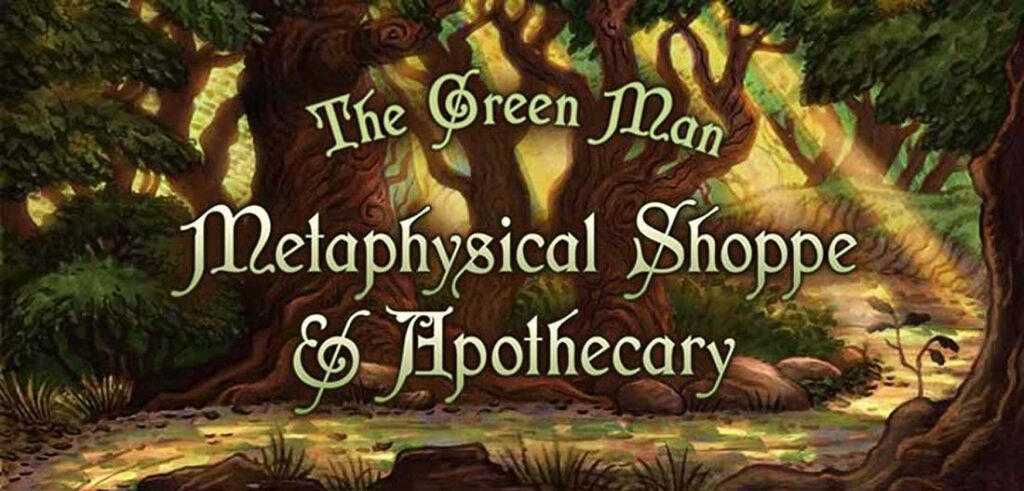 Logo: The Green Man Metaphysical Shop & Apothecary